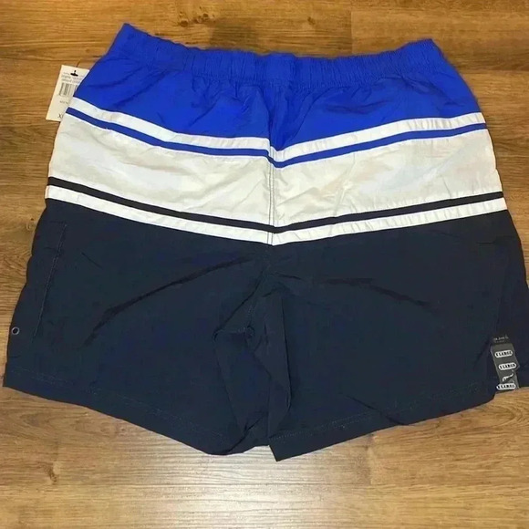 Nautica NWT Men’s XL Elastic Waistband Bright Cobalt Swim Trunks - Picture 2 of 9